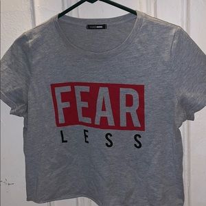 Fearless crop top